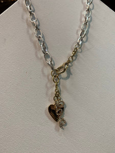Two-Tone Love Necklace