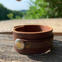 Load image into Gallery viewer, “The Lucky&quot; Leather Cuff
