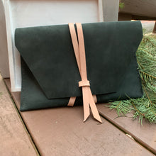 Load image into Gallery viewer, &quot;The Carl&quot; in Nubuk Green Leather