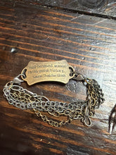 Load image into Gallery viewer, “Well-behaved women rarely make history” Metal Link Bracelet