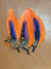 Load image into Gallery viewer, Orange Crush Cluster Hat Feathers