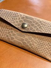 Load image into Gallery viewer, Medium Carl in Crocodile Embossed Leather