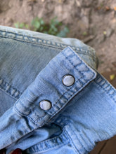 Load image into Gallery viewer, Light Denim Shirt with Pearl Snaps