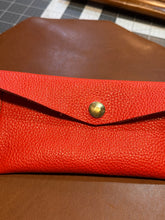 Load image into Gallery viewer, Medium Carl in Poppy Pebble Leather