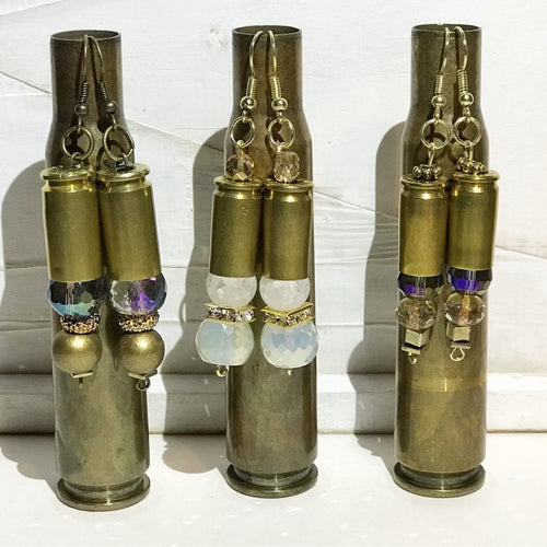 Custom C&P Bullet Casing Earrings