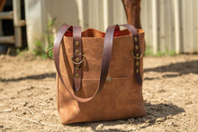 Load image into Gallery viewer, Big Mama Tote in Rustic Oil Tanned Leather