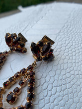 Load image into Gallery viewer, Vintage Garnet Drop Earrings