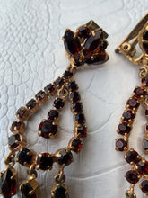 Load image into Gallery viewer, Vintage Garnet Drop Earrings