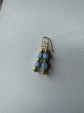 Load image into Gallery viewer, Smokey Sapphire Earrings