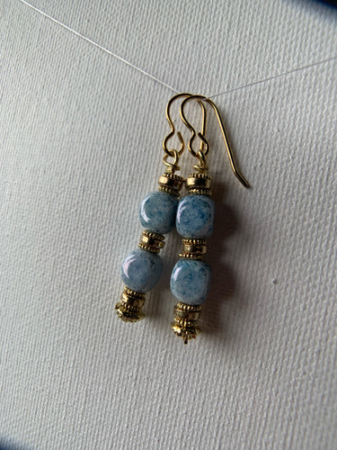 Smokey Sapphire Earrings