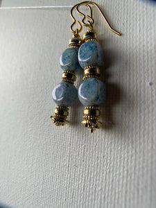 Smokey Sapphire Earrings