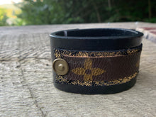 Load image into Gallery viewer, “Disco Days” Leather Cuff