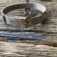 Load image into Gallery viewer, “Buckled Bee” Silver Bracelet