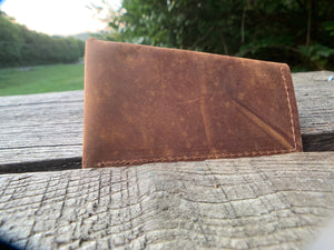“Sideways” Leather Card Case