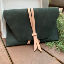 Load image into Gallery viewer, &quot;The Carl&quot; in Nubuk Green Leather