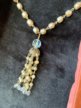 Load image into Gallery viewer, Vintage Pearl Tassel Necklace