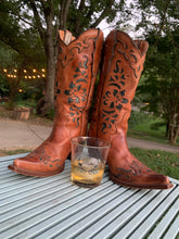 Load image into Gallery viewer, Ladies Vintage Stetson Cowboy Boots