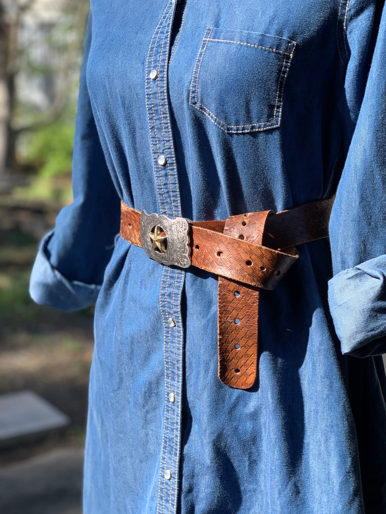 Crawford Custom Leather - Check out this LV belt with Tooled ends