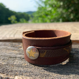 “The Lucky" Leather Cuff