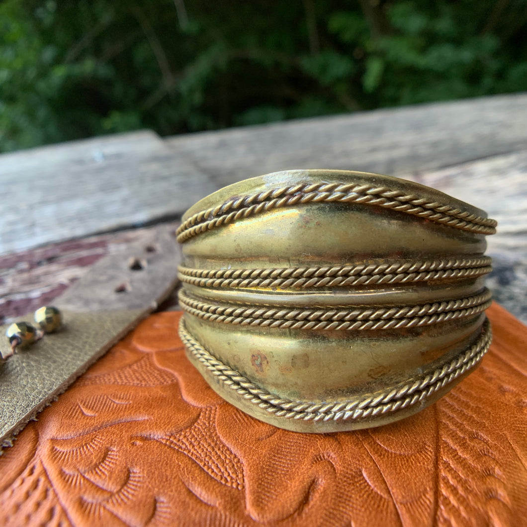 Private Collection Vintage Brass Cuff