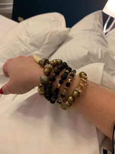 Unique Handcrafted Multi-Stone Beaded Bracelet