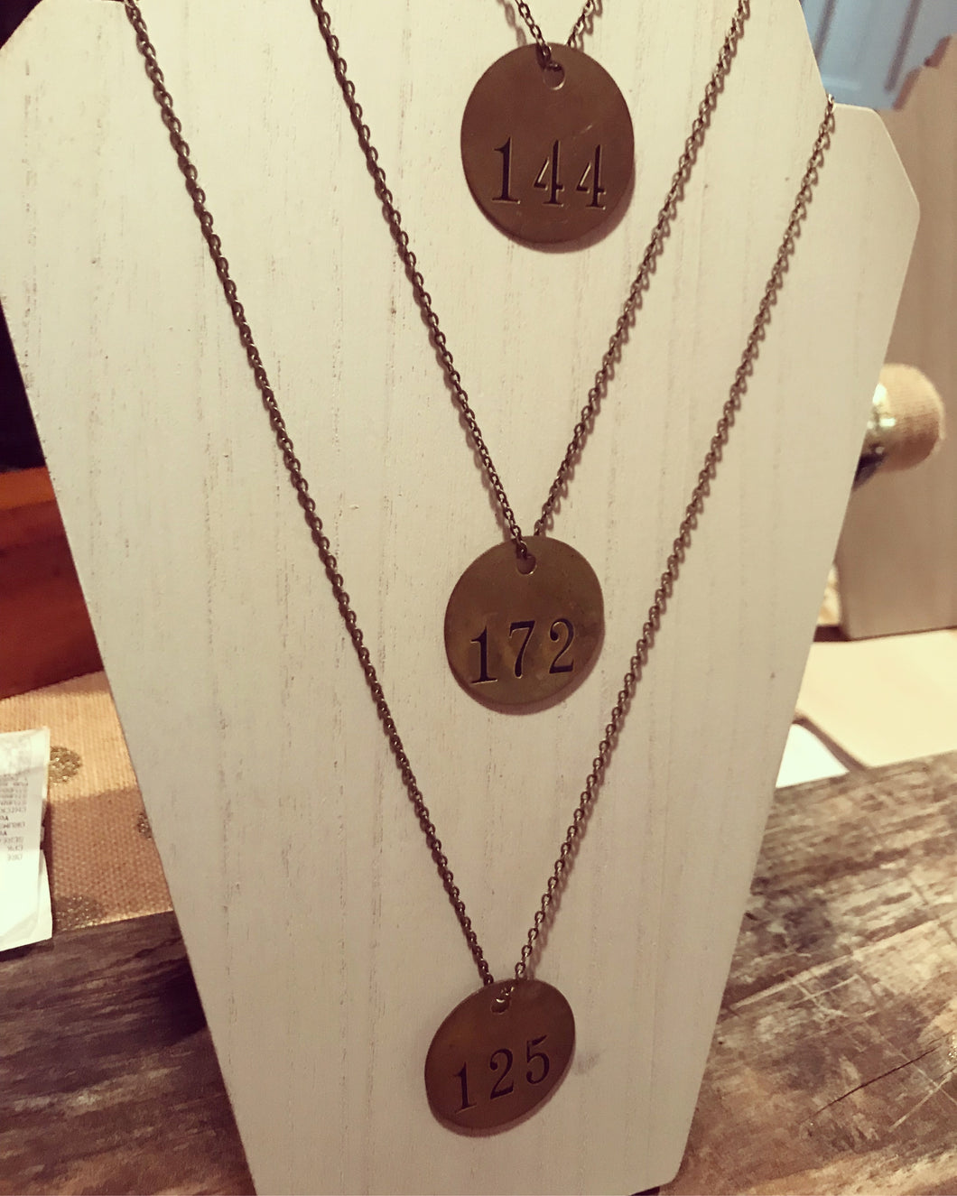 The Brass Tag Collection - Necklace #145