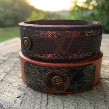 Load image into Gallery viewer, “Disco Nights” Leather Cuff