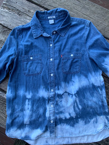 Vintage Levis Distressed Denim Shirt