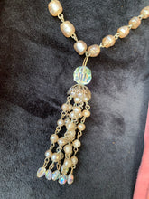 Load image into Gallery viewer, Vintage Pearl Tassel Necklace