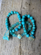 Load image into Gallery viewer, Turquoise Bracelet with Large Stone Accent