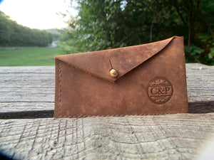 “Sideways” Leather Card Case