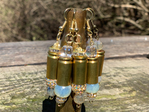 Custom Brass Bullet Casing Earrings