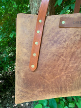 Load image into Gallery viewer, “The Big Mama” Tote In Rustic Oil Tanned Leather