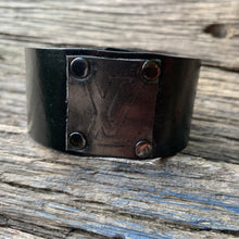 Load image into Gallery viewer, “Black Magic” Leather Cuff