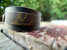 Load image into Gallery viewer, “Green Goddess” Leather Cuff