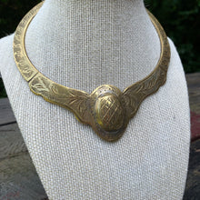 Load image into Gallery viewer, Private Collection Vintage Brass Collar Necklace