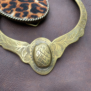 Private Collection Vintage Brass Collar Necklace