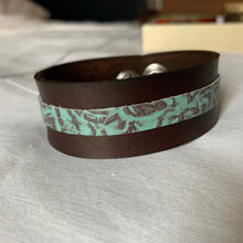 Load image into Gallery viewer, “Lone Star” Leather Cuff