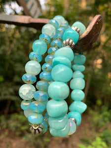 Stack of Turquoise Toned Loveliness