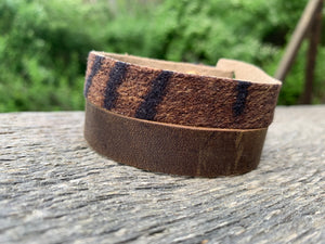 The Slim Slider Leather Cuff