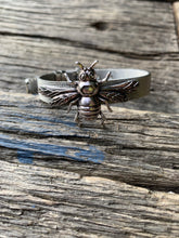 Load image into Gallery viewer, “Buckled Bee” Silver Bracelet