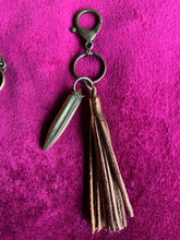 Load image into Gallery viewer, Leather Tassel Keychains
