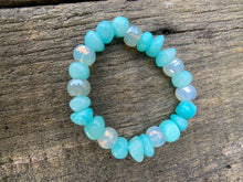 Load image into Gallery viewer, Glimmering Natural Stone &amp; Glass Faceted Bracelet