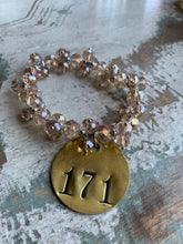 Load image into Gallery viewer, Brass Tag Collection Bracelet #171