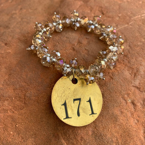 Brass Tag Collection Bracelet #171