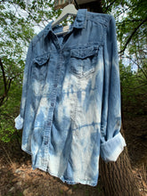 Load image into Gallery viewer, Vintage Distressed Denim Shirt